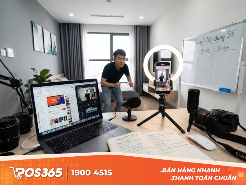 Sáng tạo nội dung số (TikTok, YouTube, Blog)