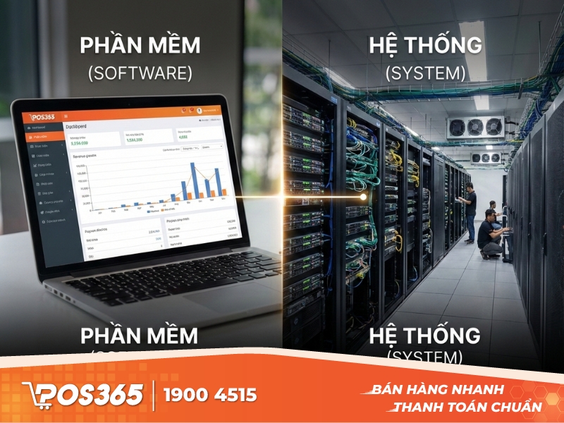 Khi nào nên hiểu theo nghĩa “hệ thống”, khi nào là “phần mềm”?