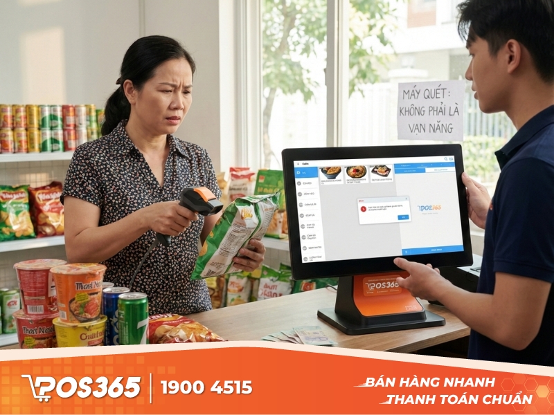 Những hiểu lầm thường gặp về máy quét mã vạch