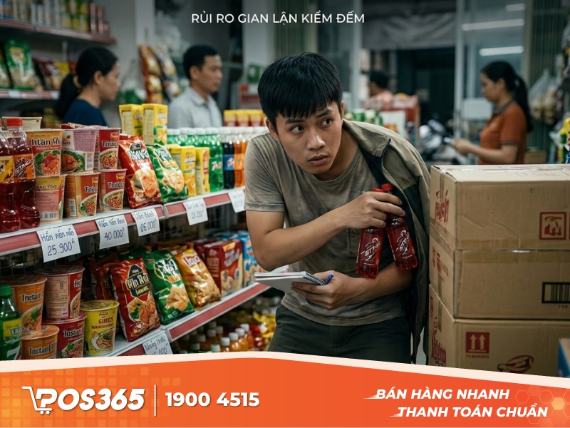 Nhân viên gian lận hoặc thiếu trung thực khi kiểm đếm