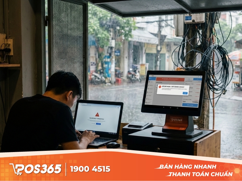 Điều gì xảy ra với dữ liệu khi internet bị gián đoạn?