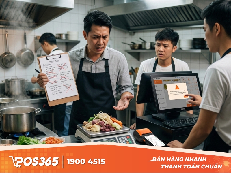 7 lỗi phổ biến khiến trừ kho theo định lượng “sai từ gốc”