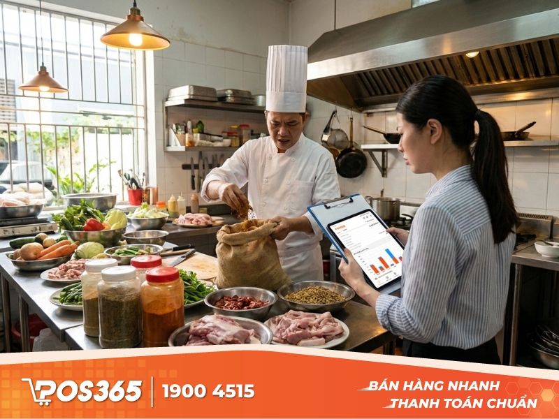 Vì sao kho nguyên liệu F&B rất dễ “lệch” nếu không quản theo định lượng?