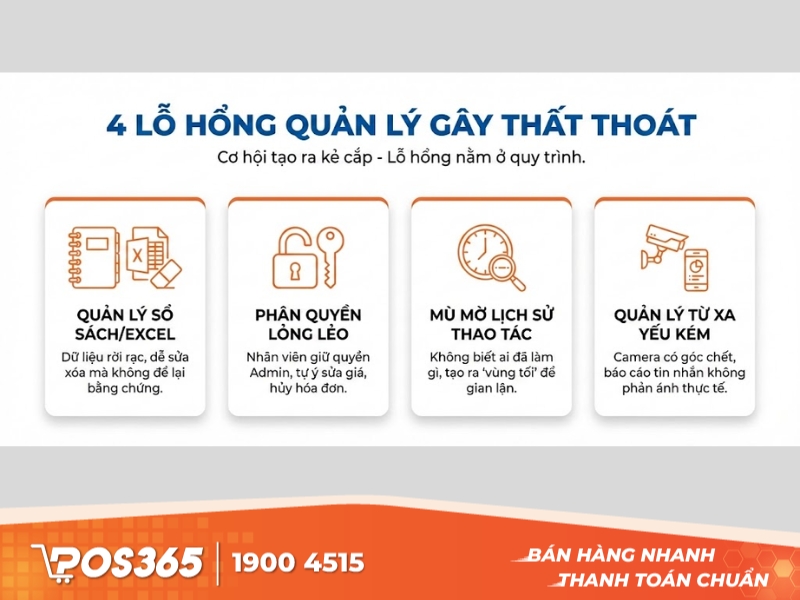 Vì sao cửa hàng dễ bị thất thoát do nhân viên?