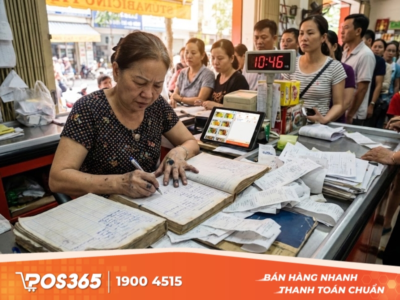 Vì sao sổ sách không theo kịp tốc độ bán hàng?