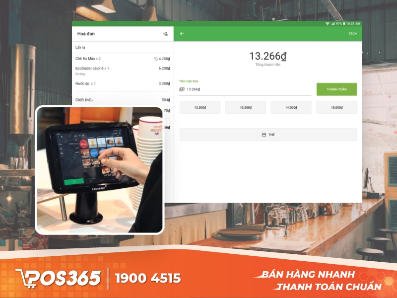 Tính năng cho nhà hàng & quán café