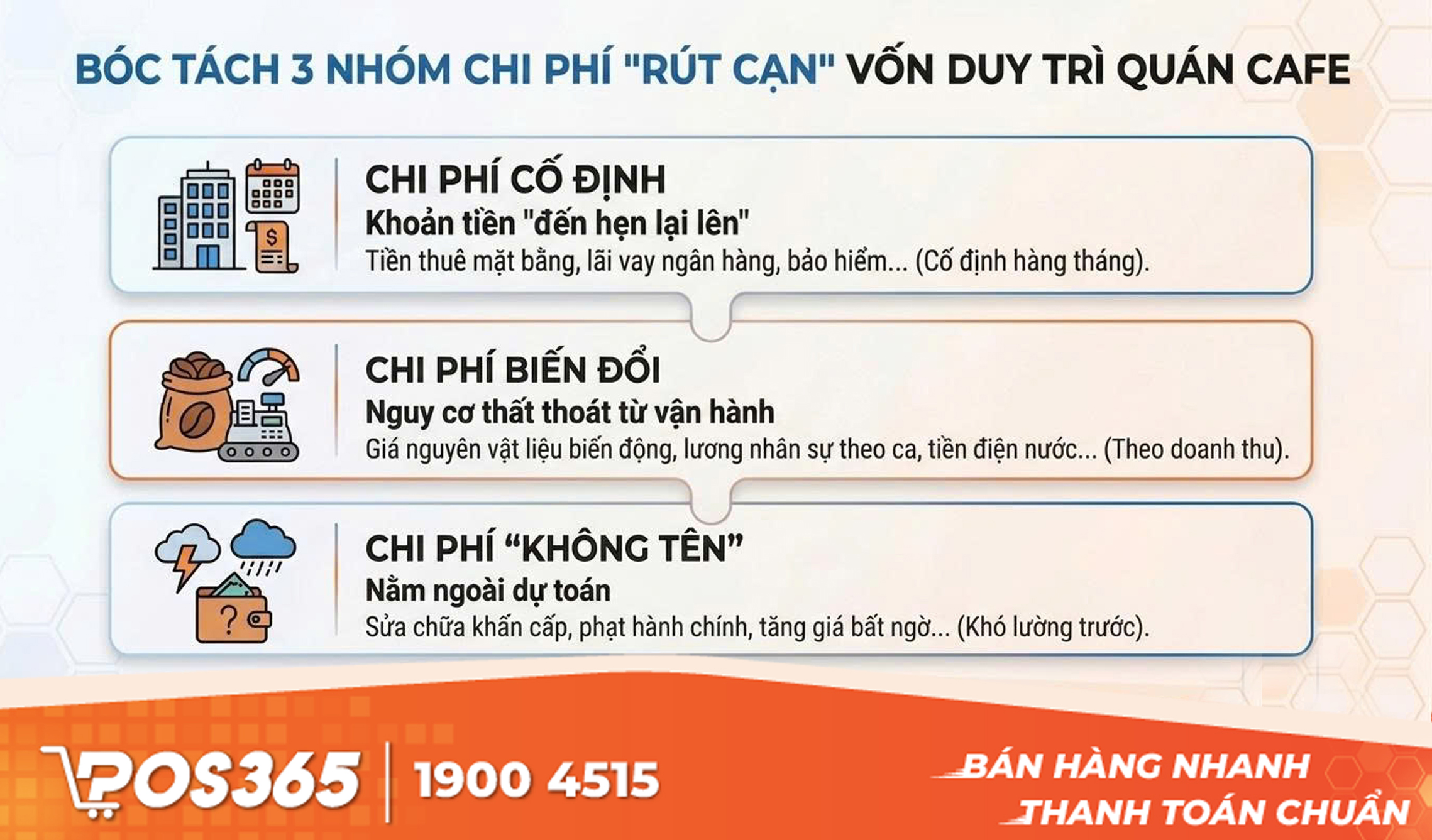 B&oacute;c t&aacute;ch 3 nh&oacute;m chi ph&iacute; 