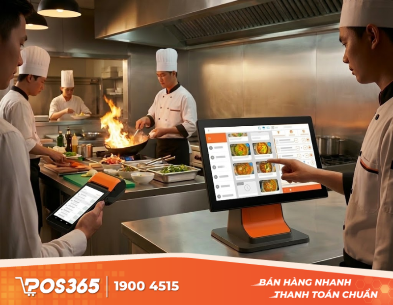 Tối ưu quy trình bếp và đánh giá nhân sự với phần mềm POS365