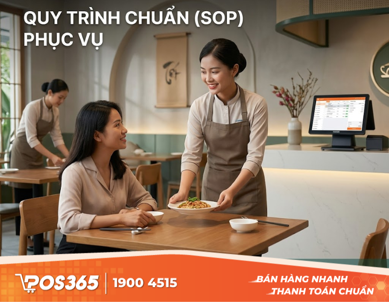 Bản m&ocirc; tả c&ocirc;ng việc (JD) Phục vụ b&agrave;n thực tế