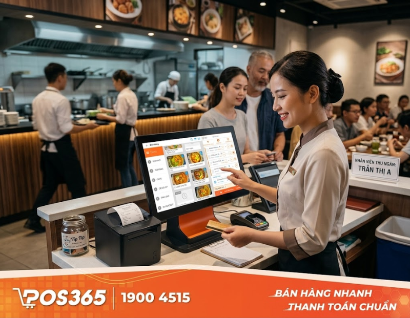 Quyền hạn của nhân viên thu ngân trong nhà hàng