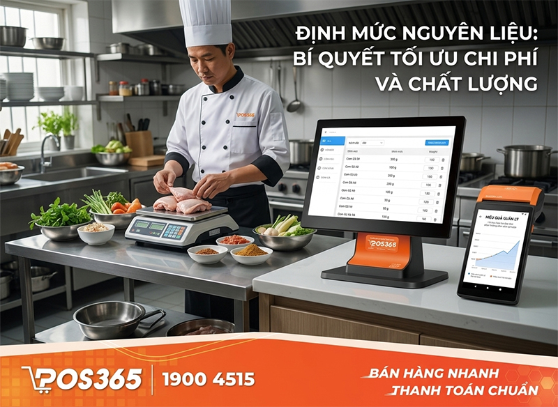 Định mức nguyên liệu là gì? Vì sao chủ quán bắt buộc phải làm?