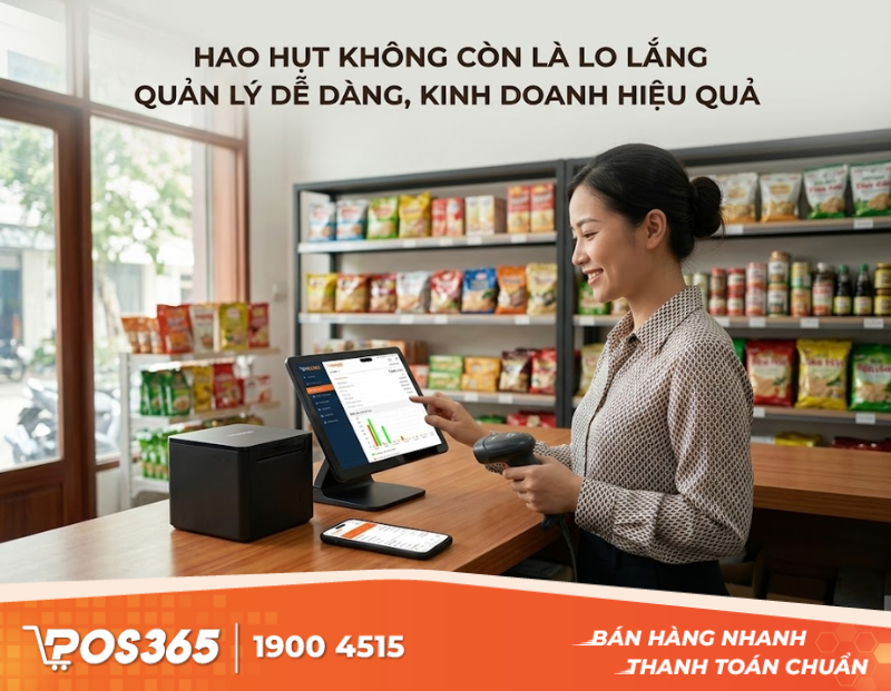 Giải quyết bài toán hao hụt nhẹ nhàng hơn với phần mềm quản lý