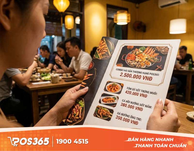 Bản chất của hiệu ứng mỏ neo khi khách hàng nhìn vào thực đơn