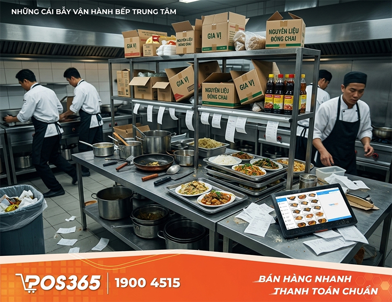 Những "c&aacute;i bẫy" khiến hệ thống Bếp trung t&acirc;m vận h&agrave;nh lộn xộn