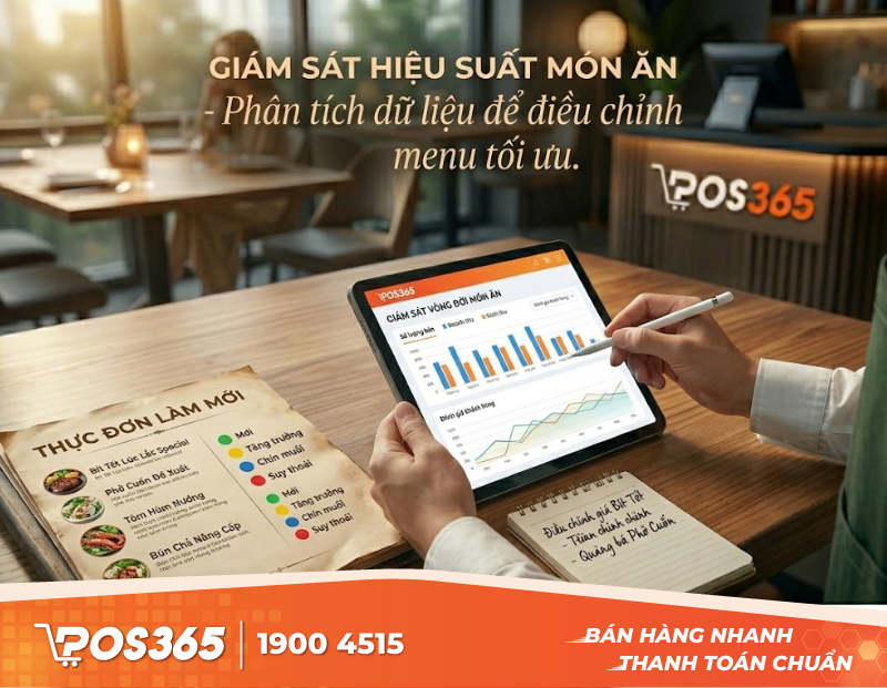 Gi&aacute;m s&aacute;t v&ograve;ng đời của m&oacute;n ăn sau khi l&agrave;m mới thực đơn