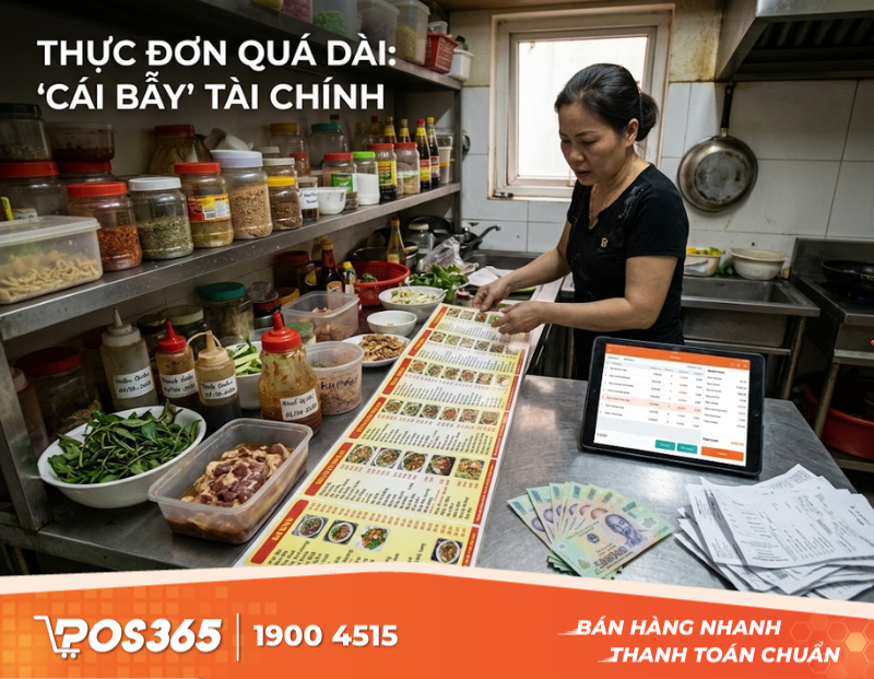 V&igrave; sao giữ thực đơn qu&aacute; d&agrave;i lại l&agrave; 