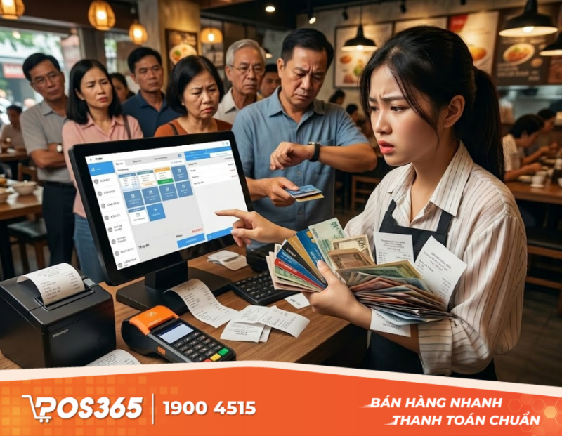 Vì sao nghiệp vụ gộp bàn, tách bill khiến quầy thu ngân hỗn loạn?