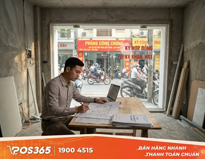 Tìm kiếm mặt bằng và xử lý thủ tục pháp lý