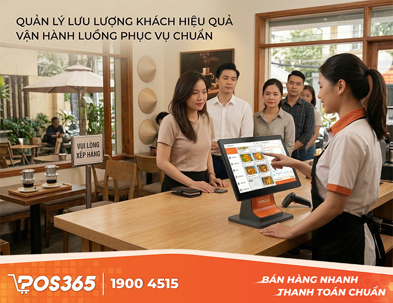 Kinh nghiệm kiểm soát lượng khách và vận hành luồng phục vụ