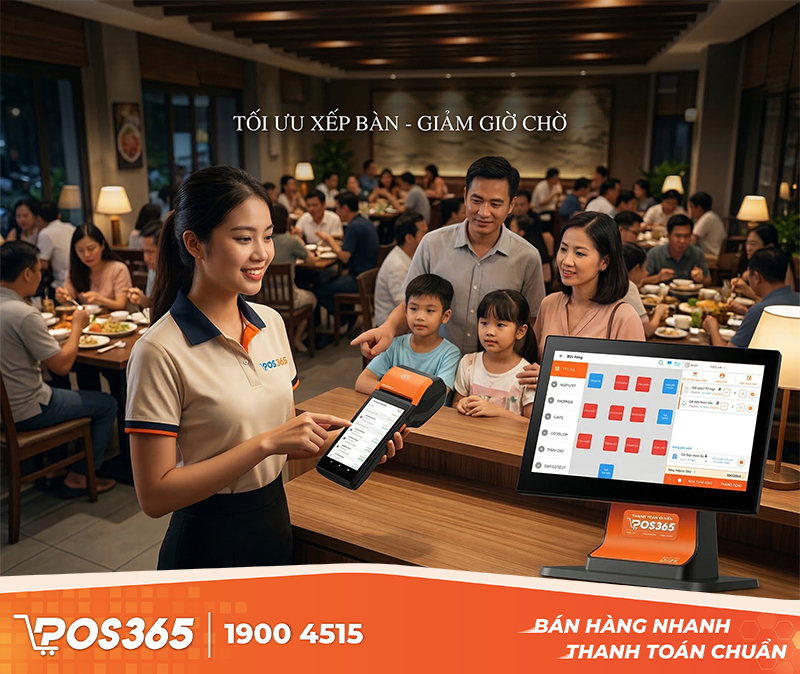 Quản lý đặt bàn và xếp chỗ giờ cao điểm