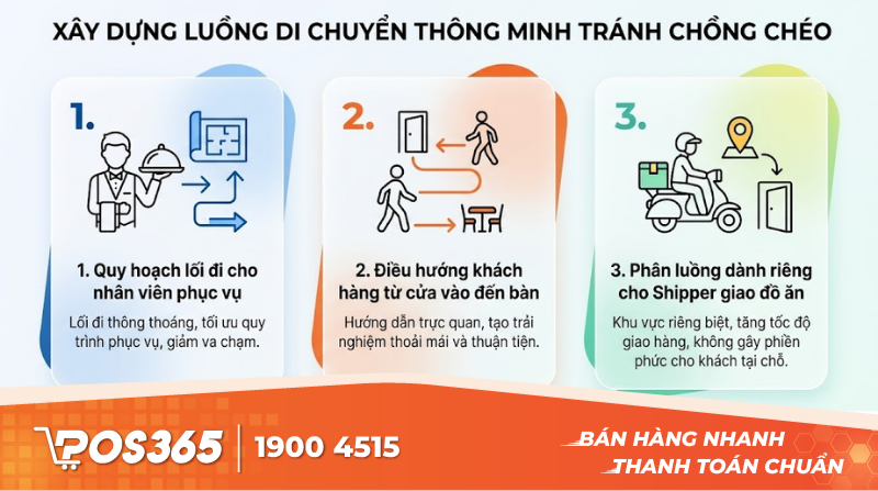 X&acirc;y dựng luồng di chuyển th&ocirc;ng minh tr&aacute;nh chồng ch&eacute;o