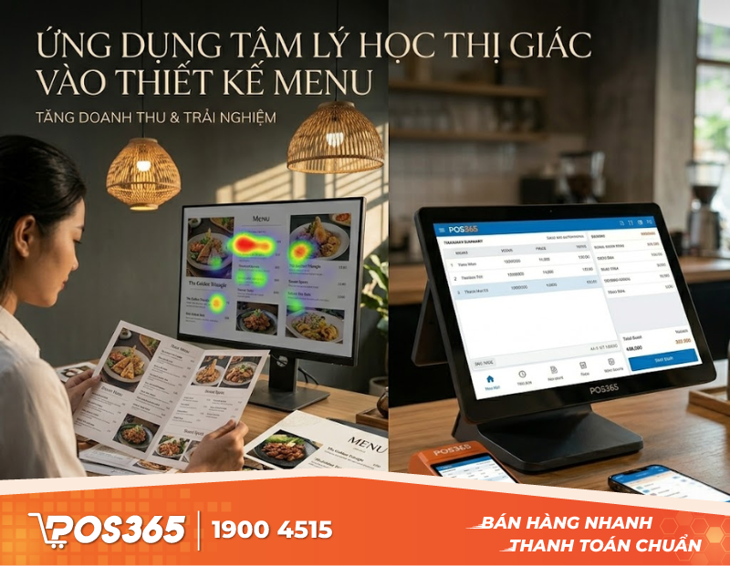Ứng dụng tâm lý học thị giác vào thiết kế menu