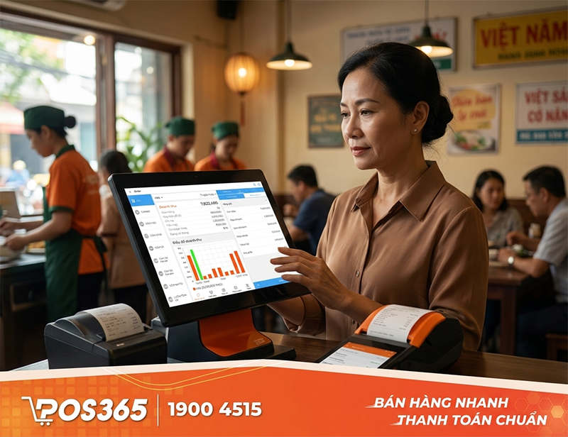 Phần mềm quản lý nhà hàng POS365 giúp kiểm soát dòng tiền