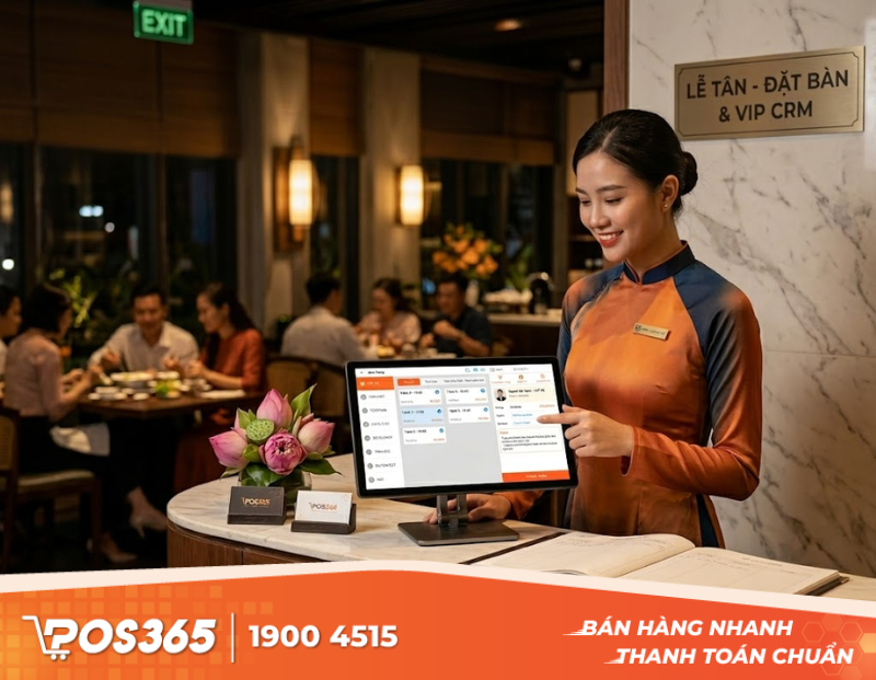 Quản lý đặt bàn (Reservation) và lưu trữ hồ sơ khách VIP (CRM)
