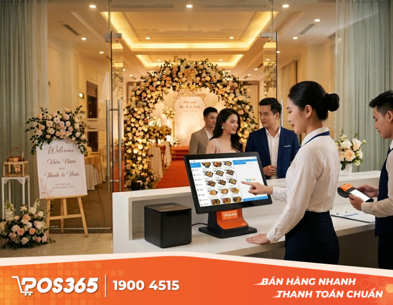 Tối ưu quy tr&igrave;nh vận h&agrave;nh tiệc cưới c&ugrave;ng giải ph&aacute;p POS365