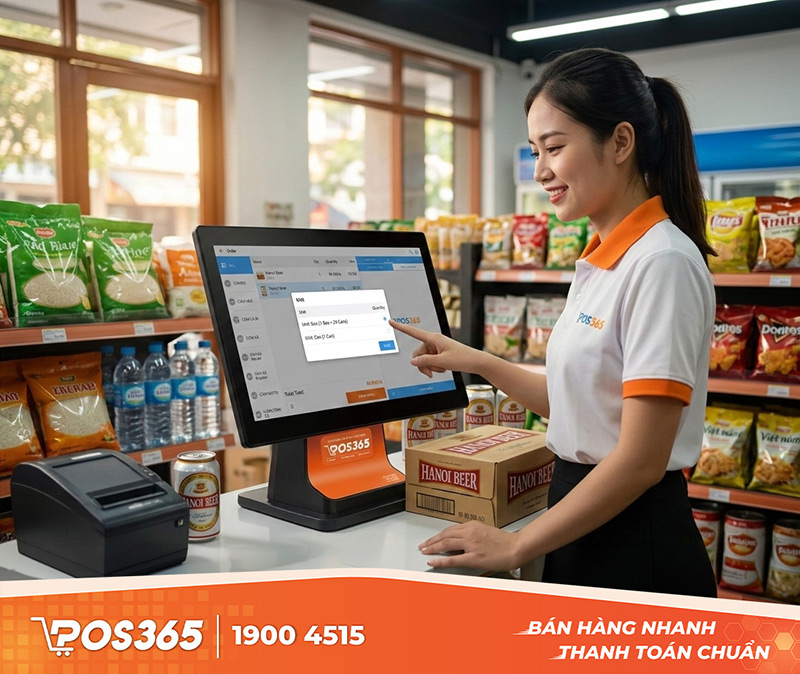 Cách phần mềm POS365 xử lý bài toán quy đổi đơn vị tính tự động