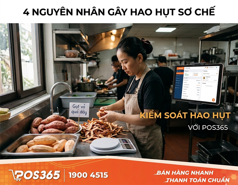 4 nguyên nhân khiến hao hụt sơ chế cao hơn mức bình thường