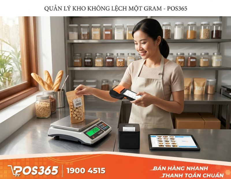 Quản l&yacute; kho nh&agrave;n t&ecirc;nh, kh&ocirc;ng lệch một gram với phần mềm