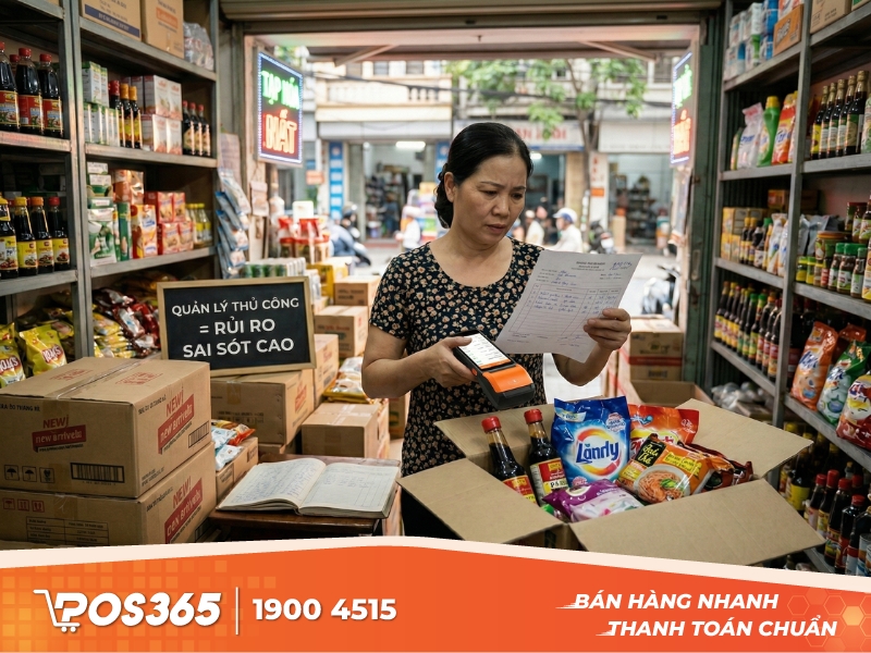 Vì sao cửa hàng tạp hóa rất dễ nhập sai mà không biết?