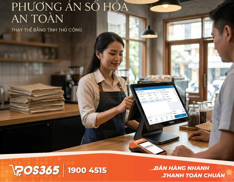 Phương án số hóa an toàn thay thế bảng tính thủ công