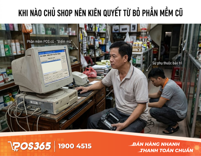 Khi n&agrave;o chủ shop n&ecirc;n ki&ecirc;n quyết từ bỏ phần mềm c&agrave;i đặt truyền thống?