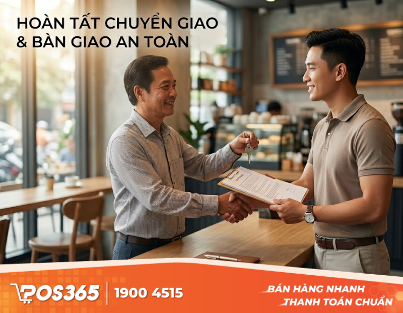 Trình tự chốt giao dịch và bàn giao an toàn cho chủ mới