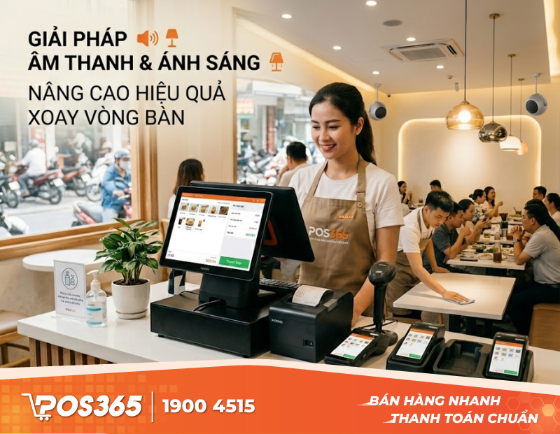 Giải pháp âm thanh và ánh sáng cho quán ăn: Tác động đến tỷ lệ xoay vòng bàn