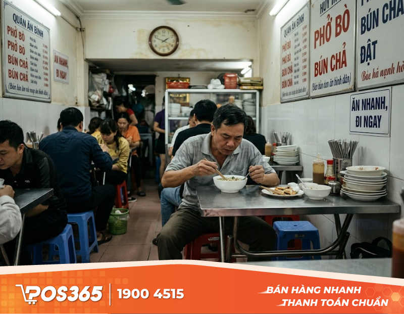 Mối liên hệ tâm lý giữa không gian và tốc độ dùng bữa