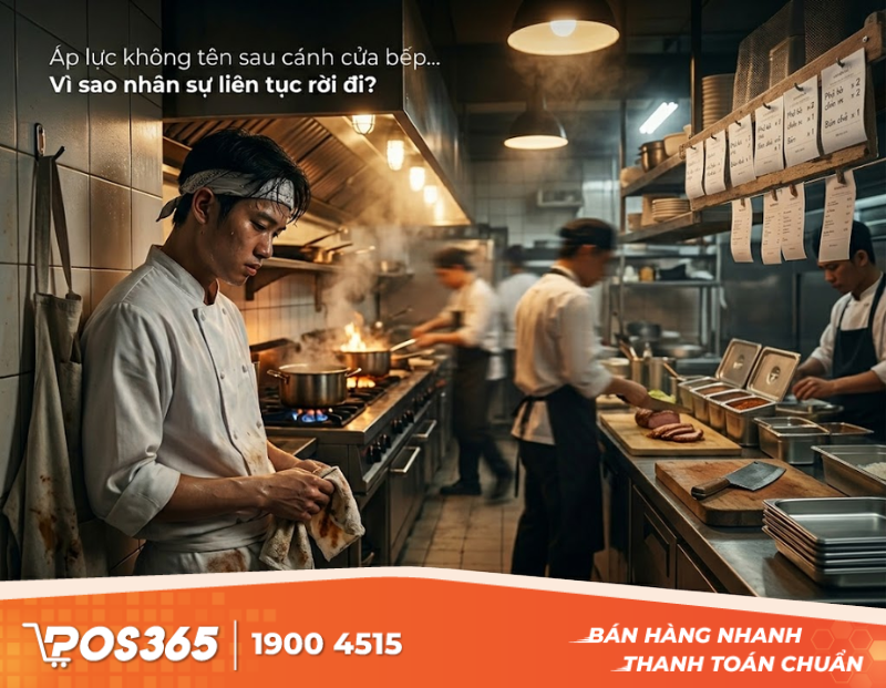 Góc khuất sau cánh cửa bếp: Vì sao nhân sự liên tục rời đi?