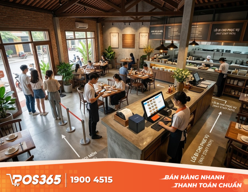 Bố trí mặt bằng tối ưu công năng vận hành