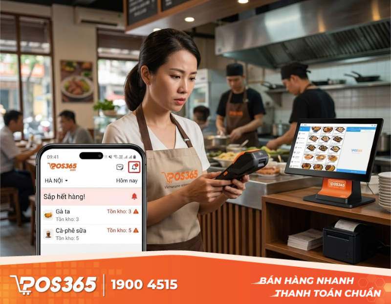 Kiểm soát cảnh báo hết hàng để kịp thời xoay xở