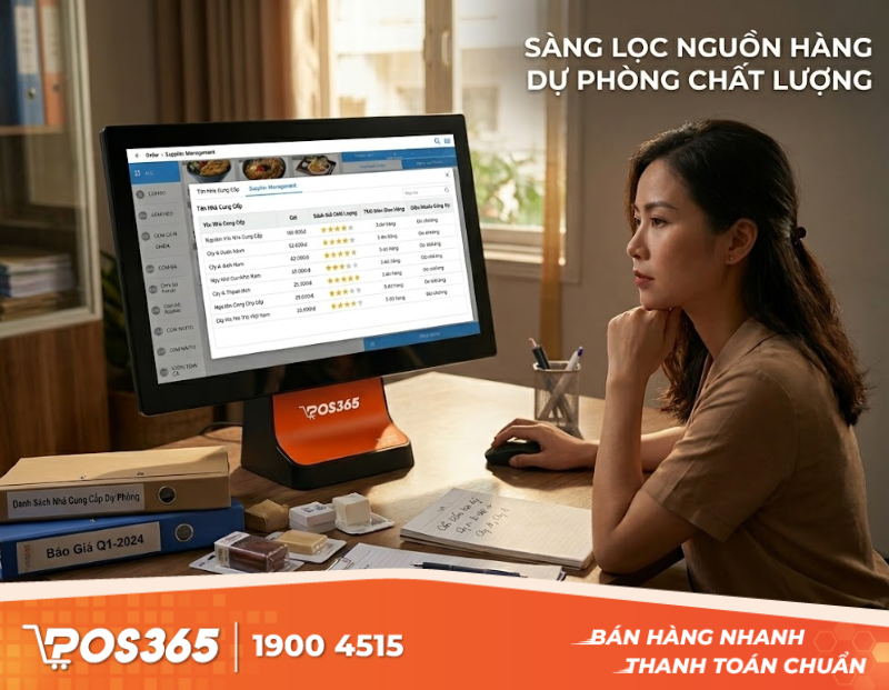 Tiêu chí sàng lọc nguồn hàng dự phòng chất lượng