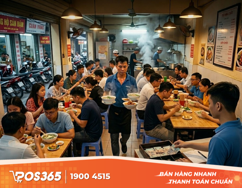 Bức tranh giờ cao điểm: Qu&aacute;n đ&ocirc;ng kh&aacute;ch nhưng lại dễ 