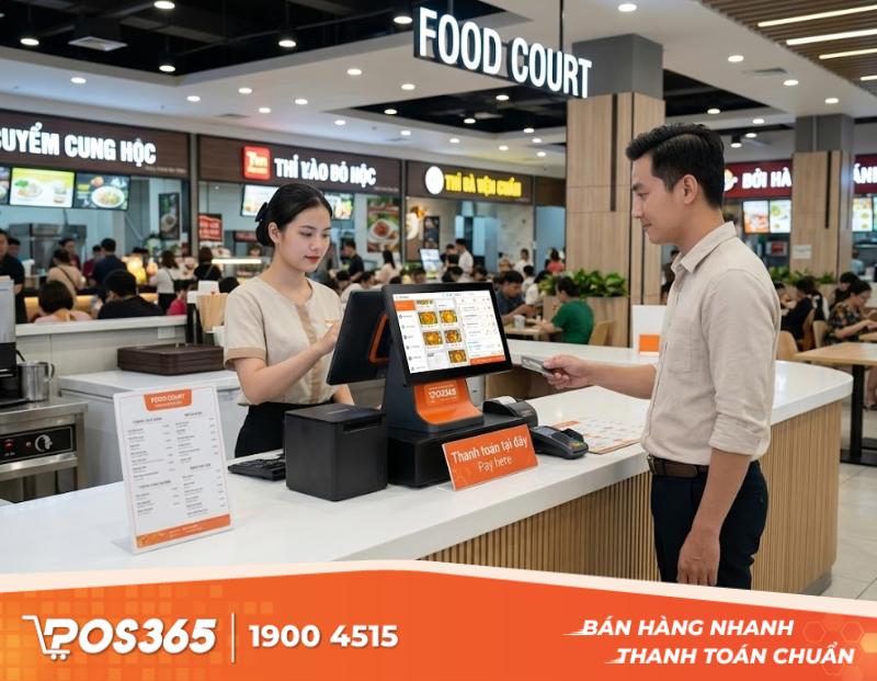 Đặc th&ugrave; của m&ocirc; h&igrave;nh t&iacute;nh ph&iacute; tại Trung t&acirc;m thương mại (Food Court)