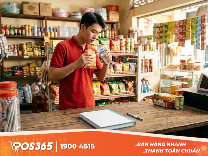 Lấy hàng sử dụng nhưng không ghi lại