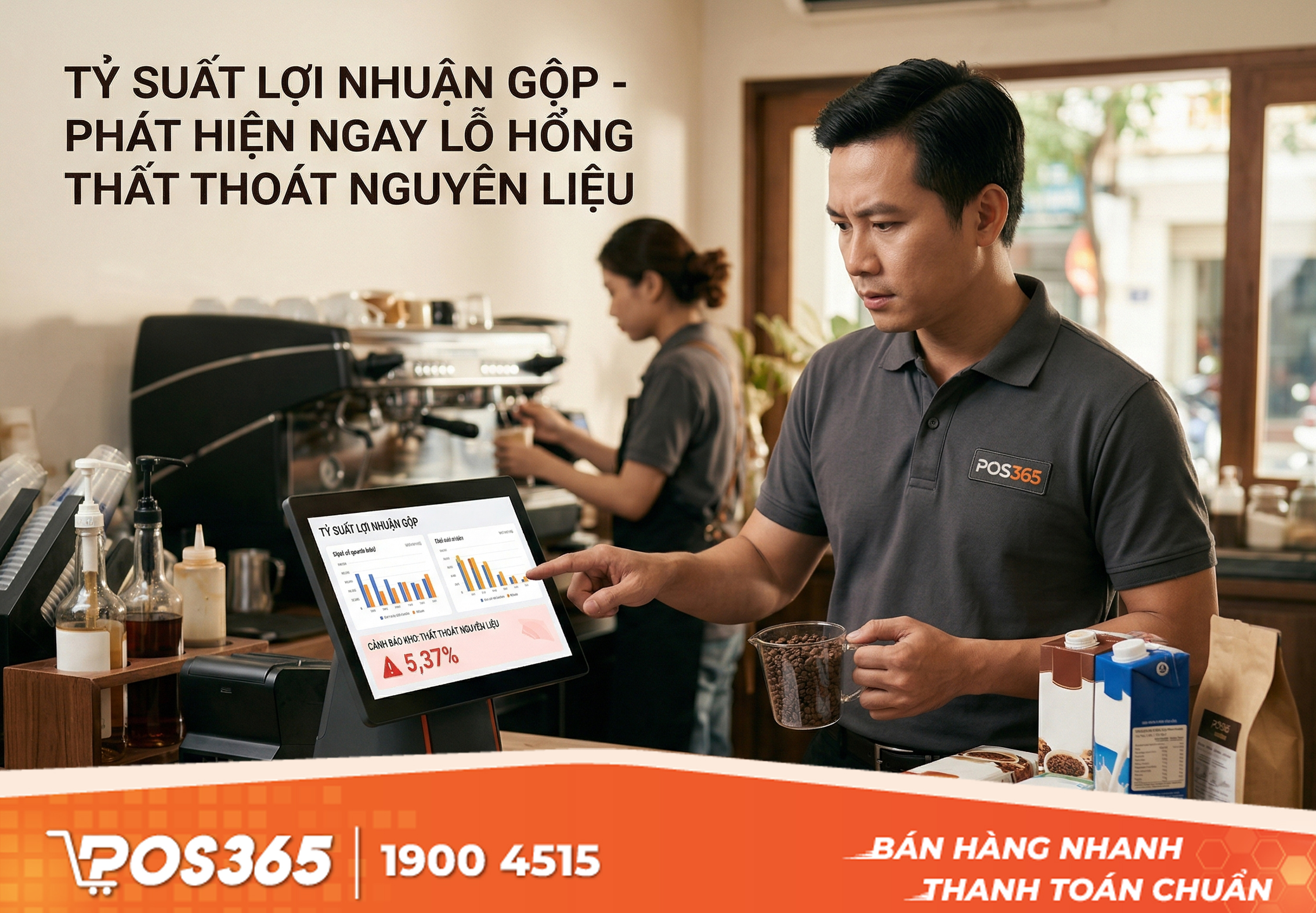 Tỷ suất lợi nhuận gộp (Gross Margin) - Phát hiện ngay lỗ hổng thất thoát nguyên liệu