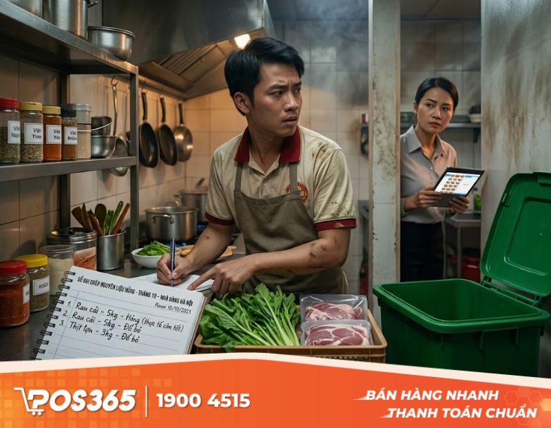 Khai khống nguy&ecirc;n liệu hỏng, đổ bỏ