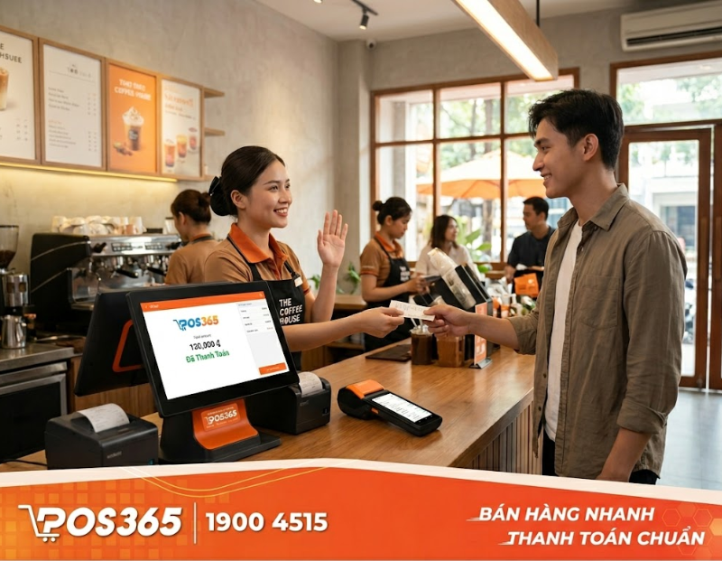 Thực hiện thanh toán nhanh gọn và tiễn khách