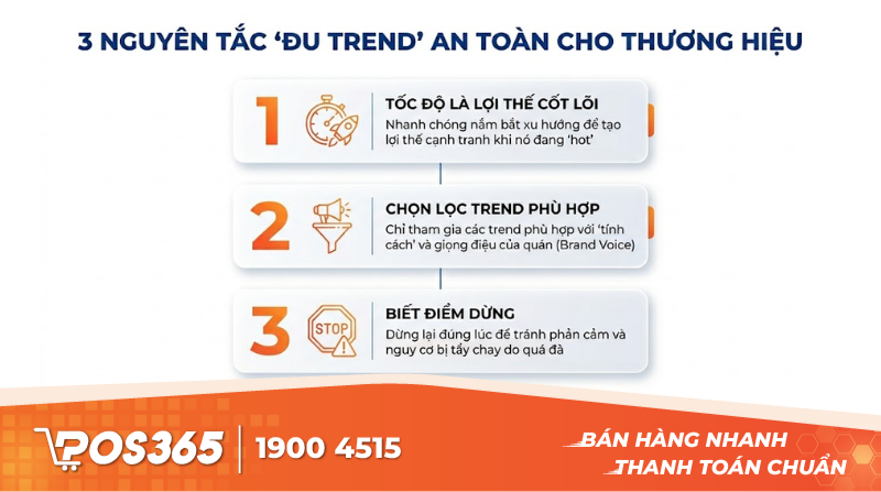 3 Nguyên tắc đu trend an toàn, không làm xước hình ảnh thương hiệu