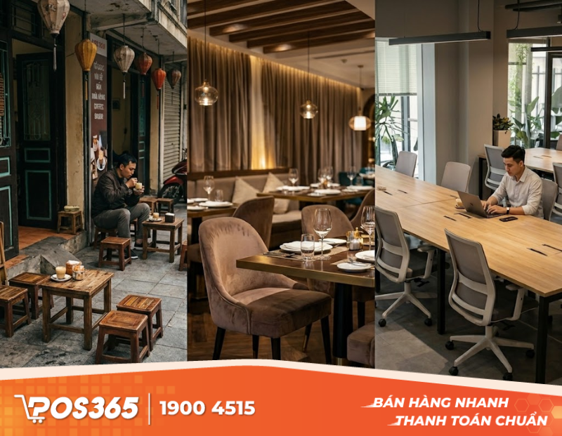 Lựa chọn bàn ghế phù hợp theo từng mô hình kinh doanh